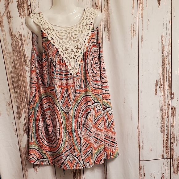 Notations Tops - Notations tank top multi colors Size L